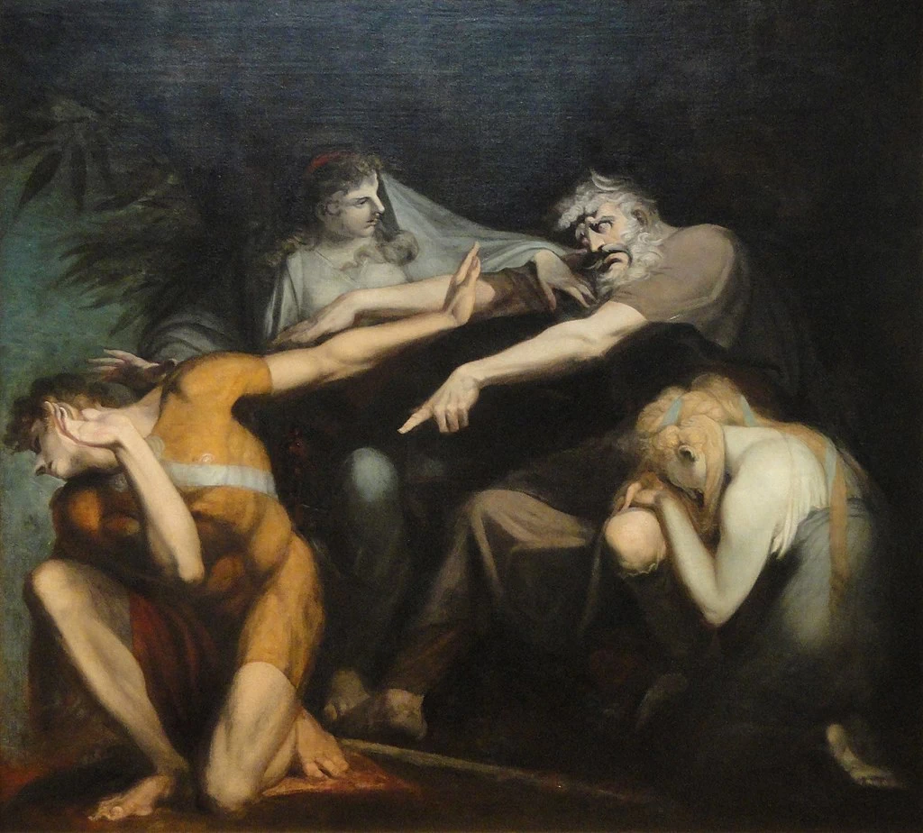  37-Johann Heinrich Füssli-Edipo maledice suo figlio, Polinice-National Gallery of Art, Washington 